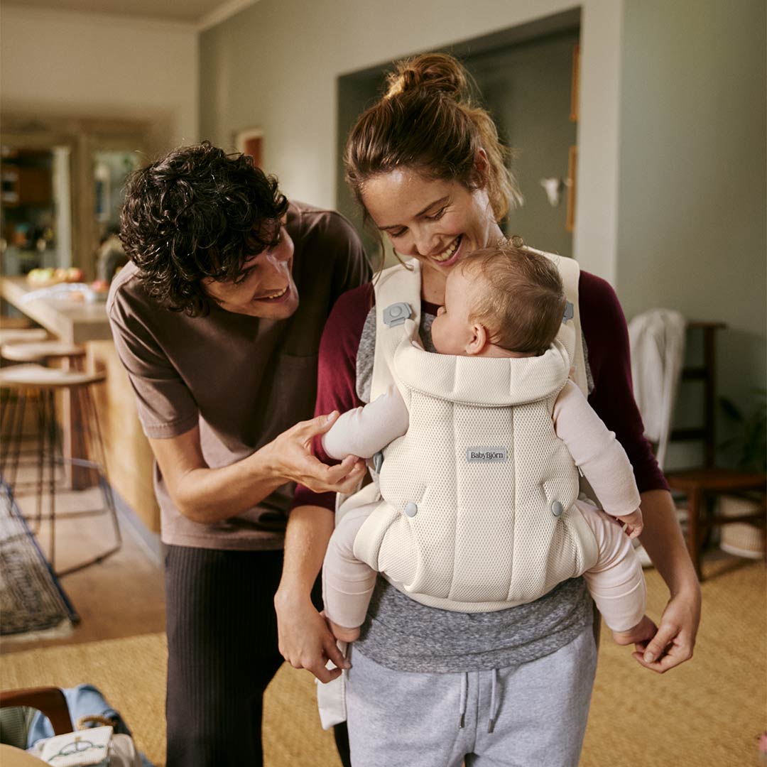 BabyBjörn Hold Airy Mesh Baby Carrier - Cream-Baby Carriers- | Natural Baby Shower