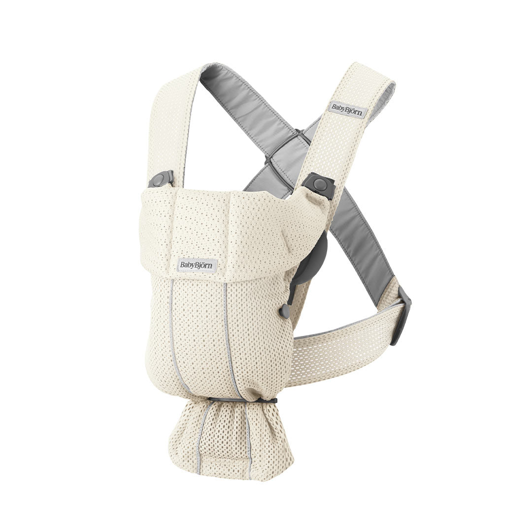 BabyBjörn Mini 3D Mesh Baby Carrier - Cream-Baby Carriers-Cream- | Natural Baby Shower