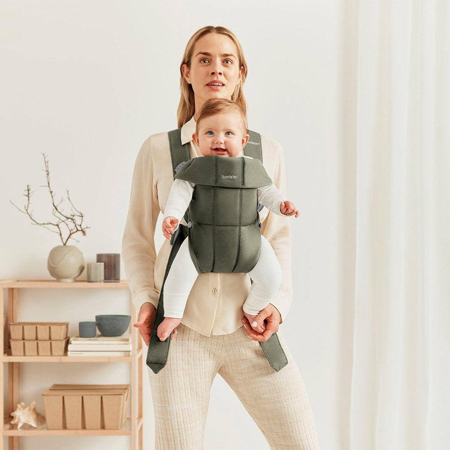Baby Bjorn Carrier Mini 3D Jersey in Charcoal Grey Natural Baby Shower