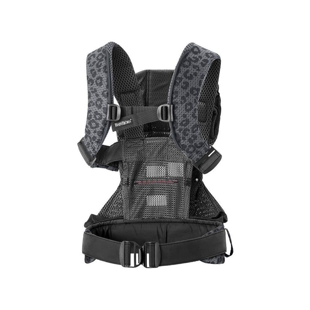 BabyBjorn One Air Baby Carrier - Anthracite/Leopard-Baby Carriers- | Natural Baby Shower