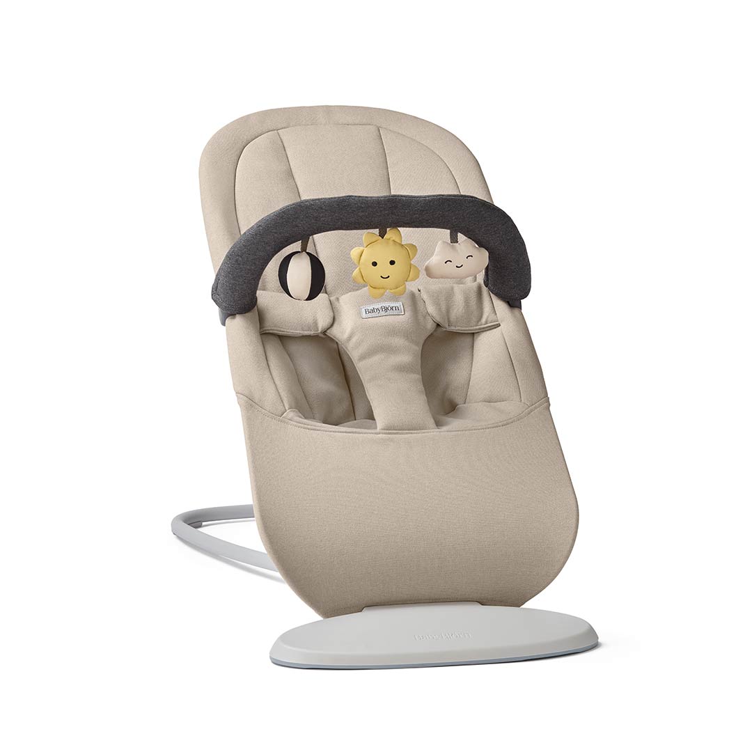 BabyBjörn Sunny Friends Toy Bar - Charcoal Grey-Baby Bouncer Toy Bars- | Natural Baby Shower