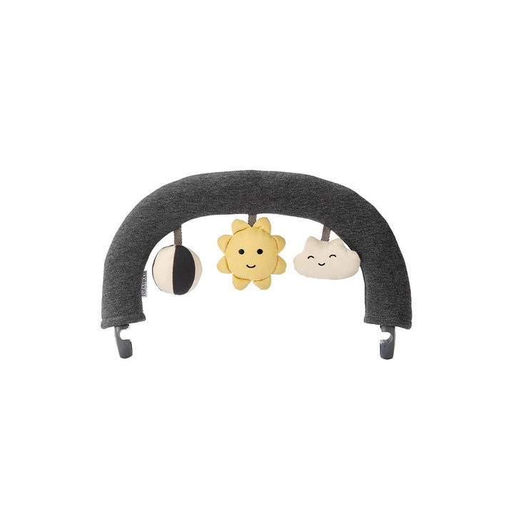BabyBjörn Sunny Friends Toy Bar - Charcoal Grey-Baby Bouncer Toy Bars- | Natural Baby Shower