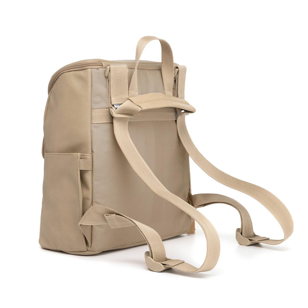 Babymel Lennox Vegan Leather Convertible Backpack - Oat-Changing Bags-Oat- | Natural Baby Shower