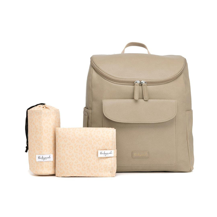 Babymel Lennox Vegan Leather Convertible Backpack - Oat-Changing Bags-Oat- | Natural Baby Shower