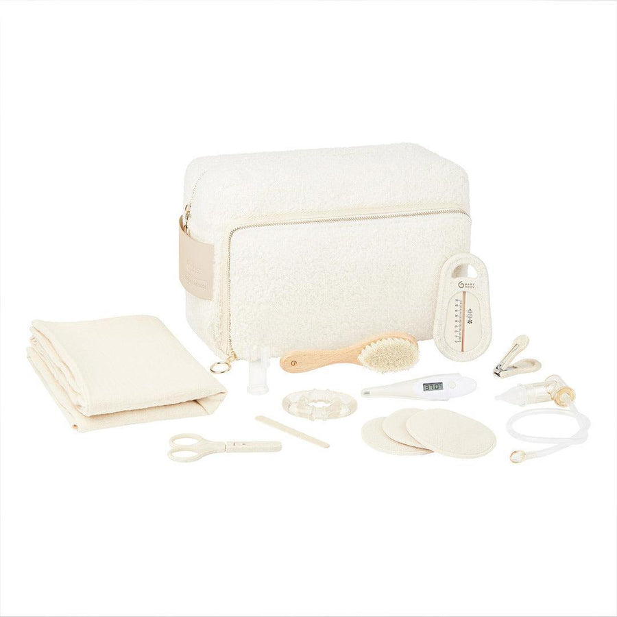 Babymoov Large Baby Toiletry Bag Kit Curl - White-Bathing Care-White-Each | Natural Baby Shower
