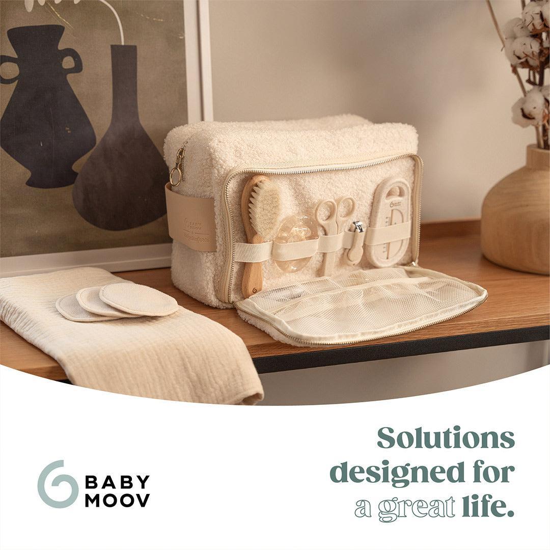 Babymoov Large Baby Toiletry Bag Kit Curl - White-Bathing Care-White-Each | Natural Baby Shower