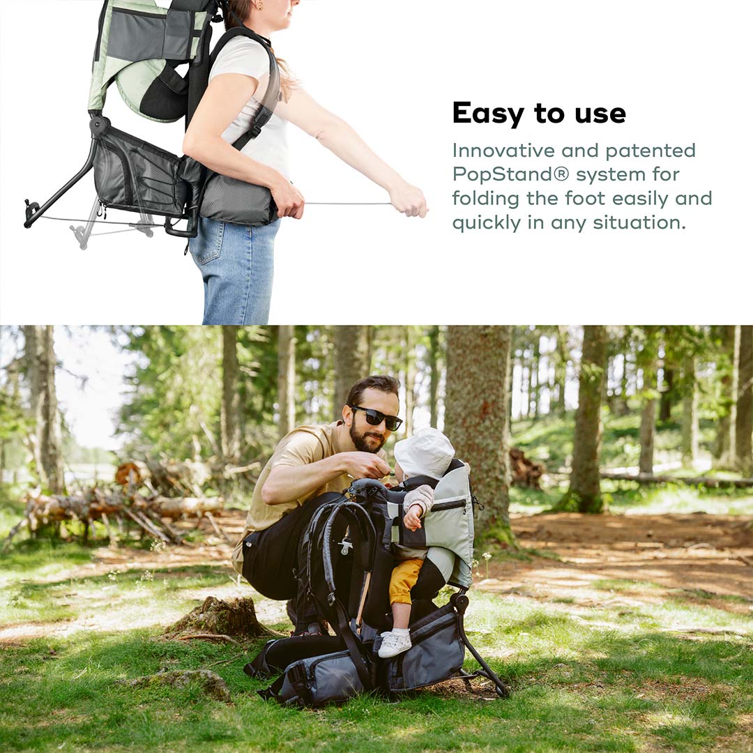 Babymoov Moov Hike Baby Carrier Sage Green - Main Image