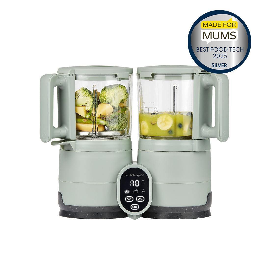 Babymoov Nutribaby Glass Baby Food Maker Green