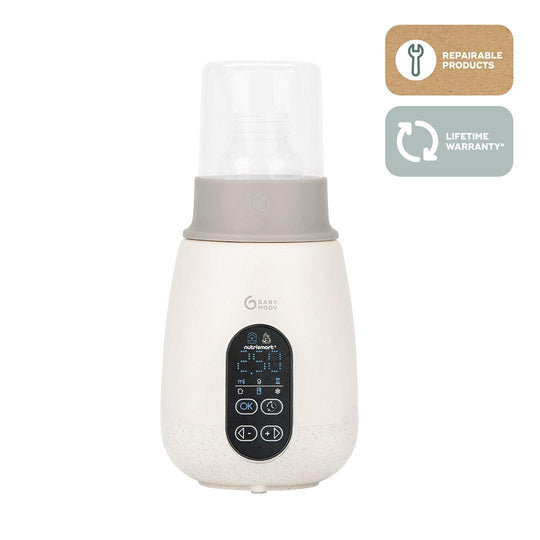 Babymoov NutriSmart+ 4 in 1 Bottle Warmer & Steriliser - with 12v Travel Adaptor - Mineral Beige-Bottle Warmers-Mineral Beige-Each | Natural Baby Shower