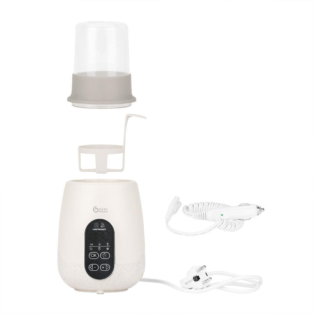 Babymoov NutriSmart+ 4 in 1 Bottle Warmer & Steriliser - with 12v Travel Adaptor - Mineral Beige-Bottle Warmers-Mineral Beige-Each | Natural Baby Shower