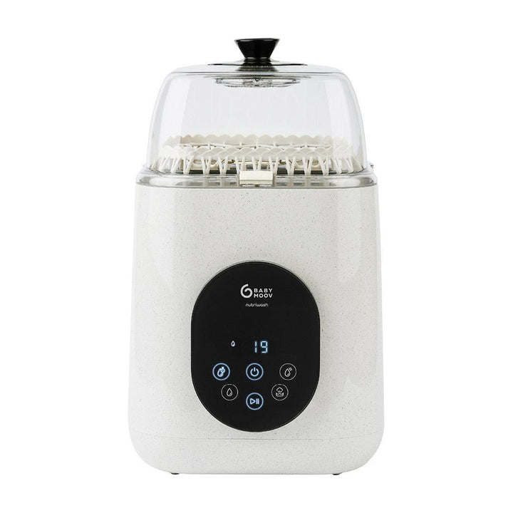 Babymoov NutriWash 4 in 1 Bottle Washer, Steriliser, Dryer & Storer - Mineral Beige-Bottle Cleaners-Mineral Beige-Each | Natural Baby Shower