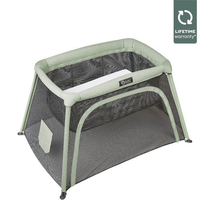 Babymoov Travel Cot 3 in 1 Moov & Comfy - Sage-Travel Cots-Sage- | Natural Baby Shower