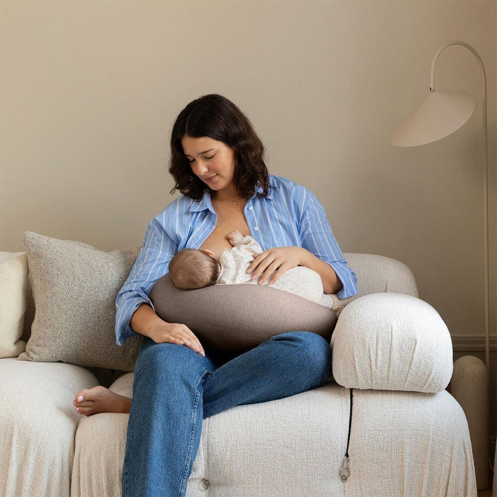 bbhugme Nursing Pillow Cover - Hazel Brown-Nursing Pillow Covers-Hazel Brown- | Natural Baby Shower