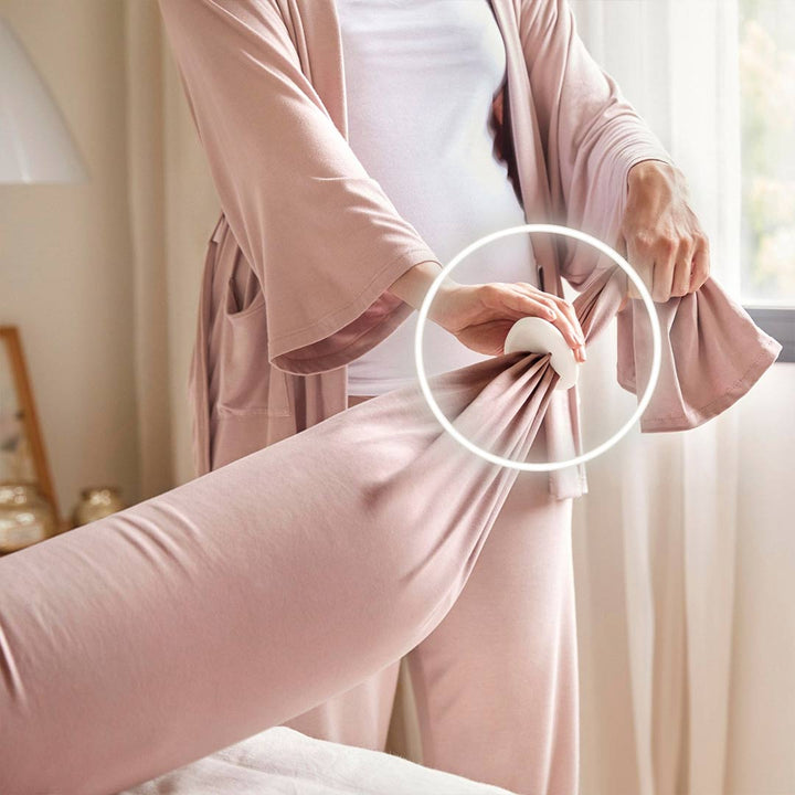 bbhugme Pregnancy Pillow - Dusty Pink-Pregnancy Pillows-Dusty Pink- | Natural Baby Shower