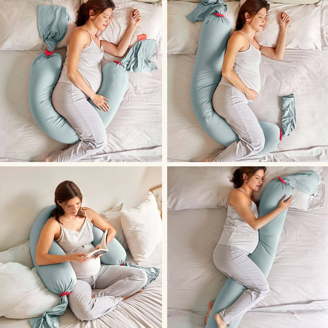bbhugme Pregnancy Pillow - Eucalyptus-Pregnancy Pillows- | Natural Baby Shower