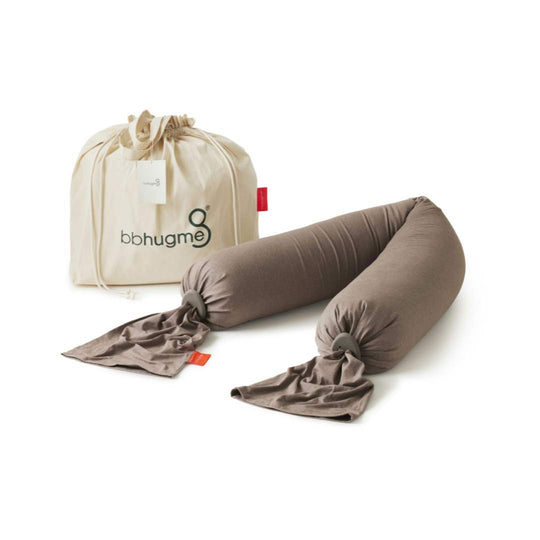 bbhugme Pregnancy Pillow - Hazel Brown-Pregnancy Pillows-Hazel Brown- | Natural Baby Shower