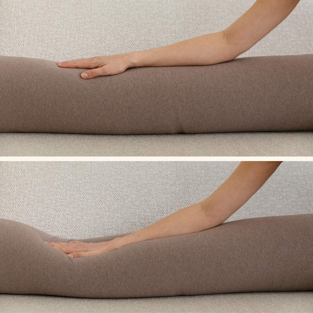 bbhugme Pregnancy Pillow - Hazel Brown-Pregnancy Pillows-Hazel Brown- | Natural Baby Shower