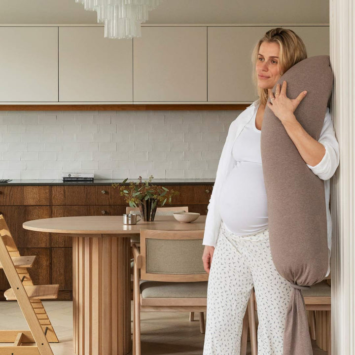 bbhugme Pregnancy Pillow - Hazel Brown-Pregnancy Pillows-Hazel Brown- | Natural Baby Shower
