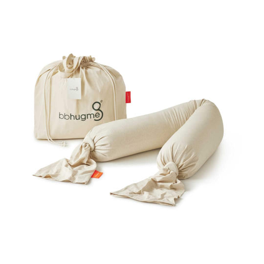 bbhugme Pregnancy Pillow - Soft White-Pregnancy Pillows-Soft White- | Natural Baby Shower