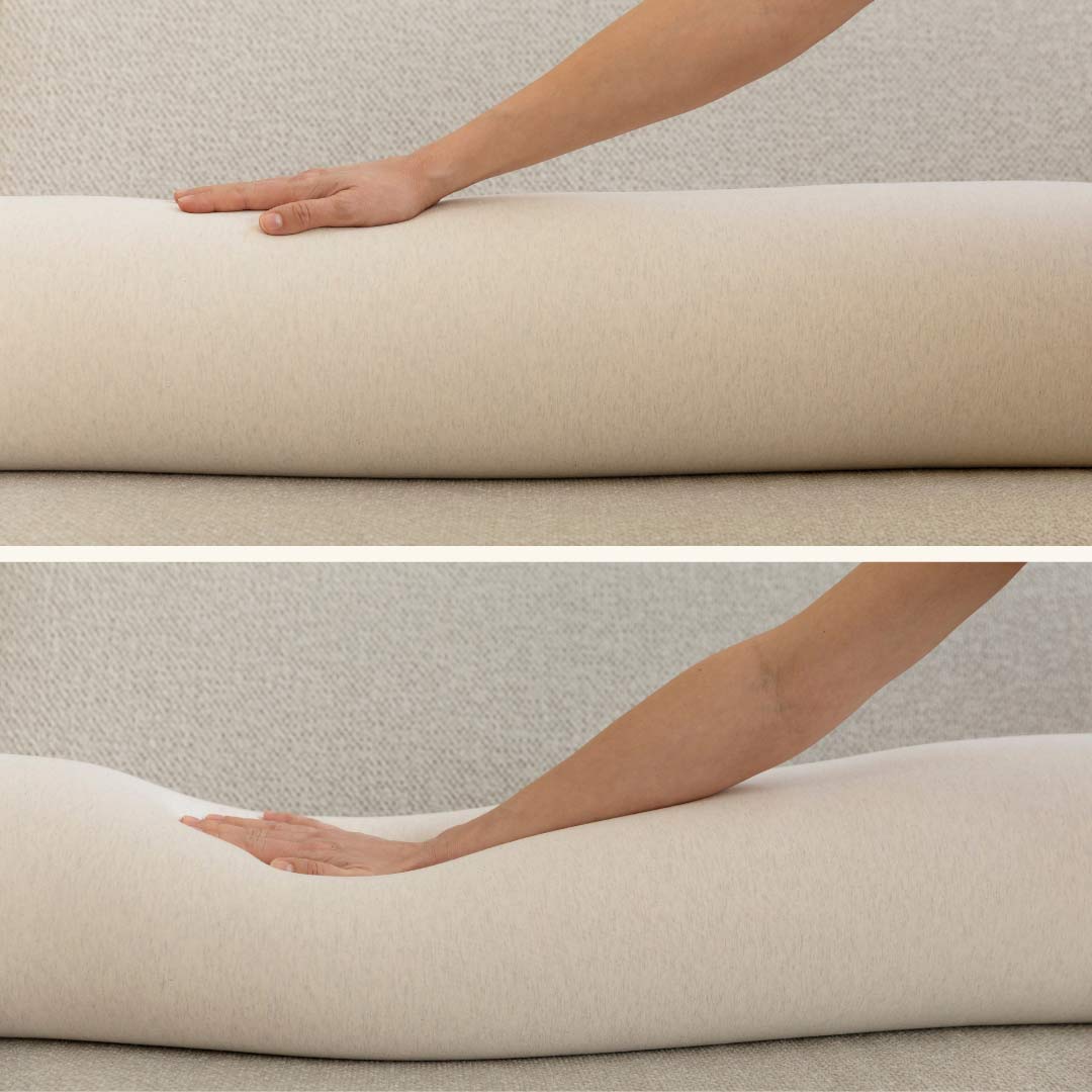 bbhugme Pregnancy Pillow - Soft White-Pregnancy Pillows-Soft White- | Natural Baby Shower