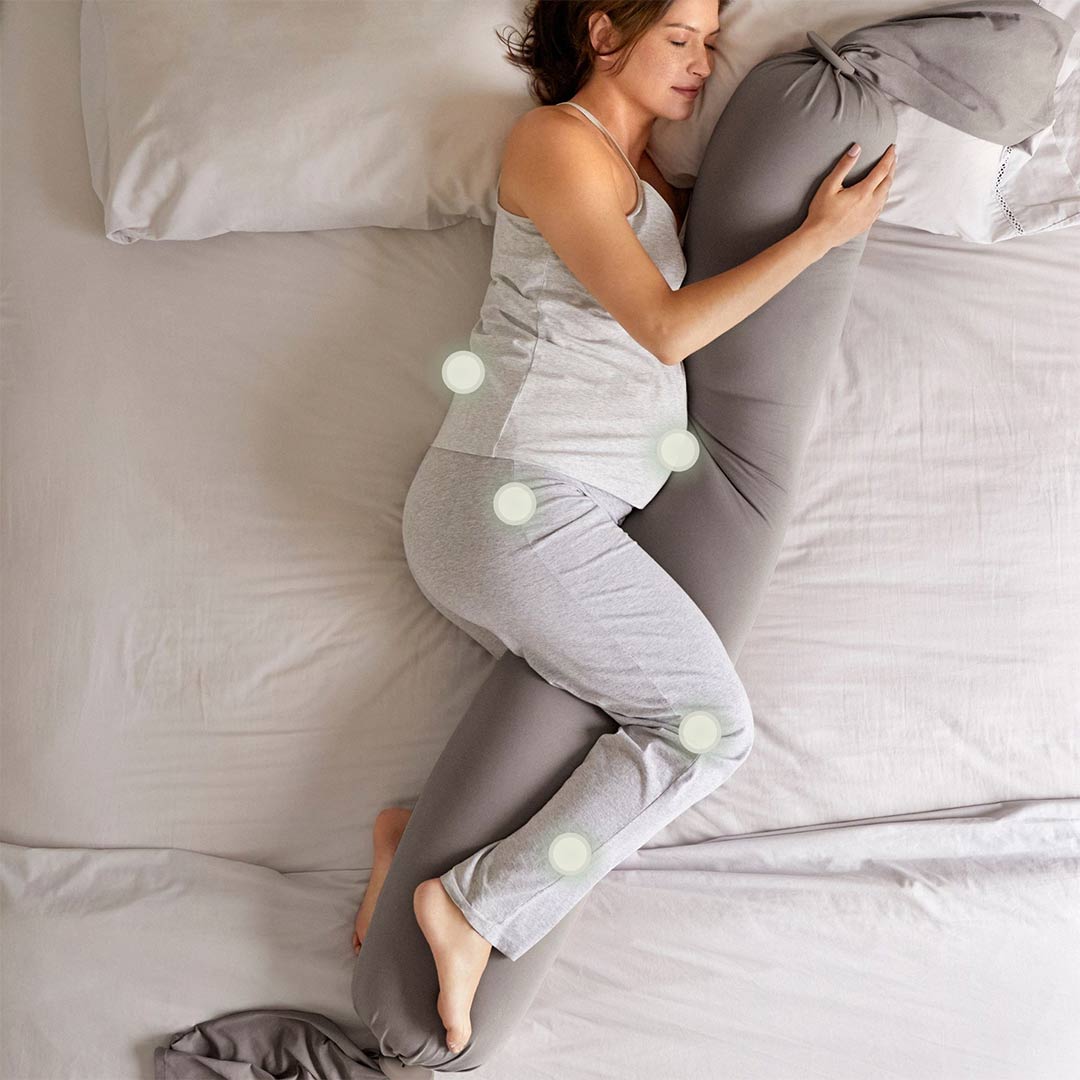 bbhugme Pregnancy Pillow - Stone-Pregnancy Pillows- | Natural Baby Shower