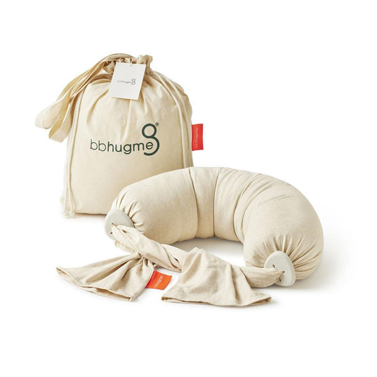 bbhugme Nursing Pillow - Soft White-Nursing Pillows-Soft White- | Natural Baby Shower