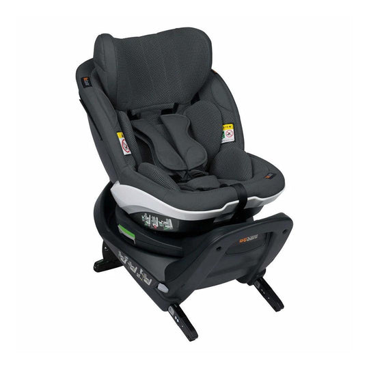 BeSafe iZi Turn i-Size Car Seat - Anthracite Mesh-Car Seats- | Natural Baby Shower
