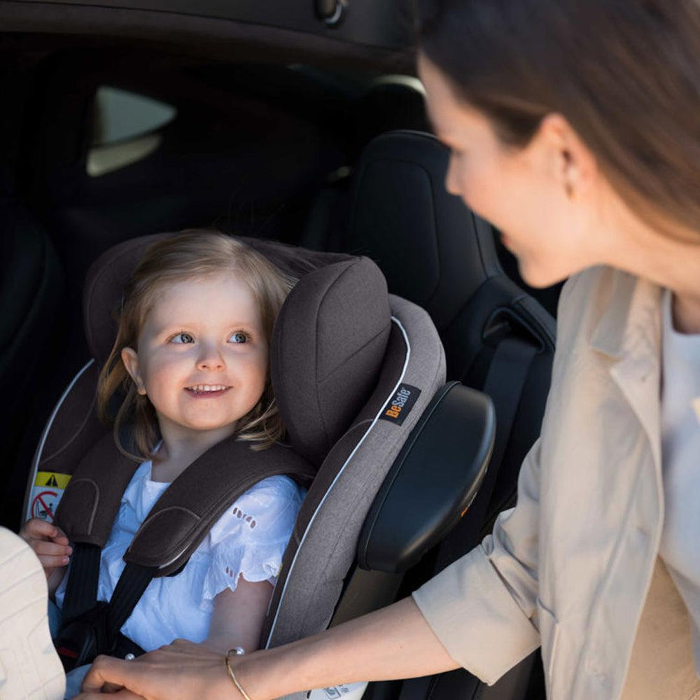 BeSafe iZi Turn i-Size Car Seat - Anthracite Mesh-Car Seats- | Natural Baby Shower