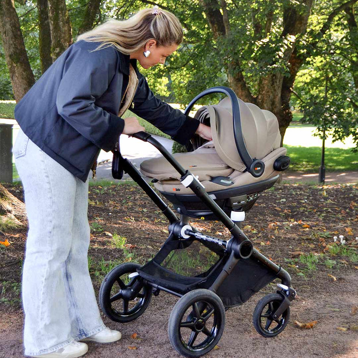 BeSafe Wind & Weather Cover - Dark Sand-Baby Carrier Covers-Dark Sand- | Natural Baby Shower