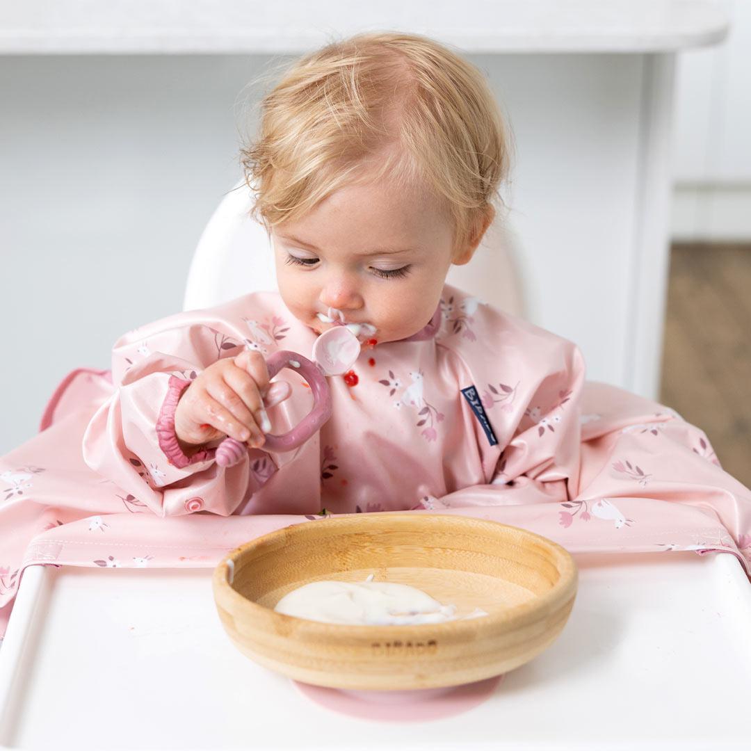 Bibado Dippit Multi-Stage Weaning Spoon + Dipper - Blush-Cutlery-Blush- | Natural Baby Shower
