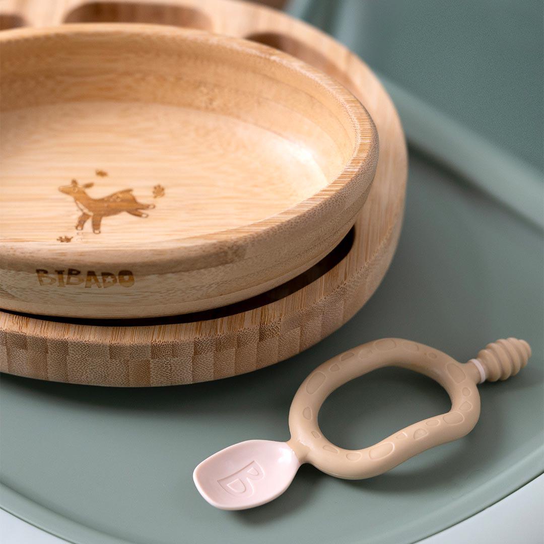 Bibado Dippit Multi-Stage Weaning Spoon + Dipper - Fawn-Cutlery-Fawn- | Natural Baby Shower