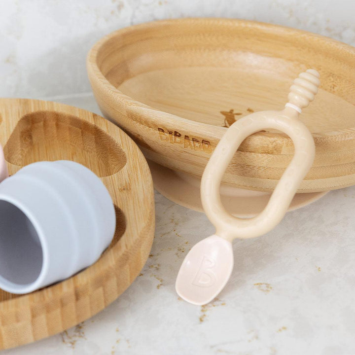 Bibado Dippit Multi-Stage Weaning Spoon + Dipper - Fawn-Cutlery-Fawn- | Natural Baby Shower