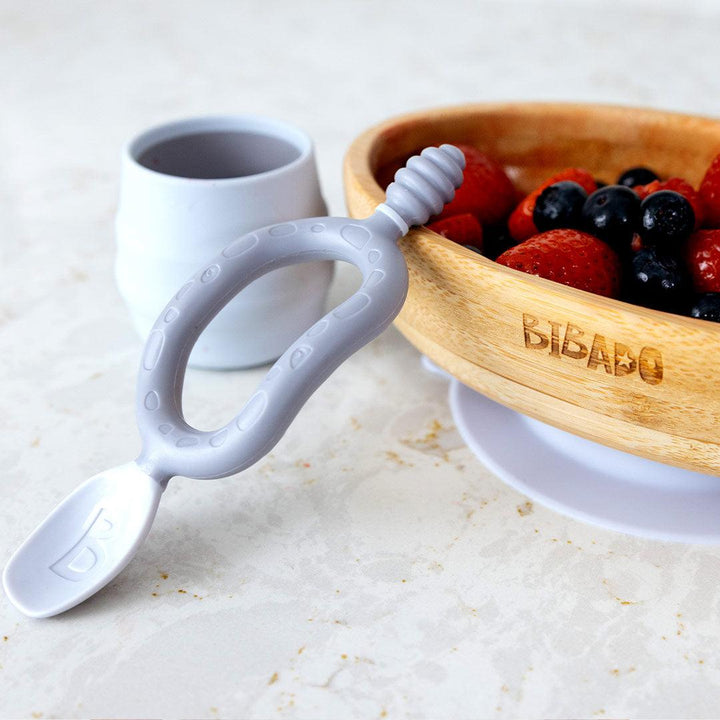 Bibado Dippit Multi-Stage Weaning Spoon + Dipper - Mist-Cutlery-Mist- | Natural Baby Shower