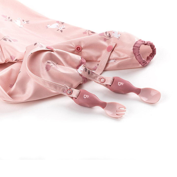 Bibado Handi No Drop Baby Cutlery - Blush-Cutlery-Blush- | Natural Baby Shower