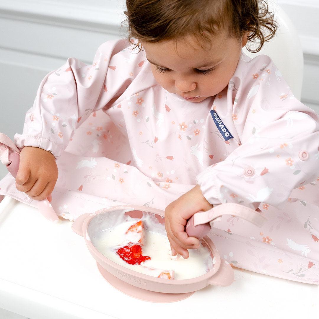 Bibado Handi No Drop Baby Cutlery - Blush-Cutlery-Blush- | Natural Baby Shower