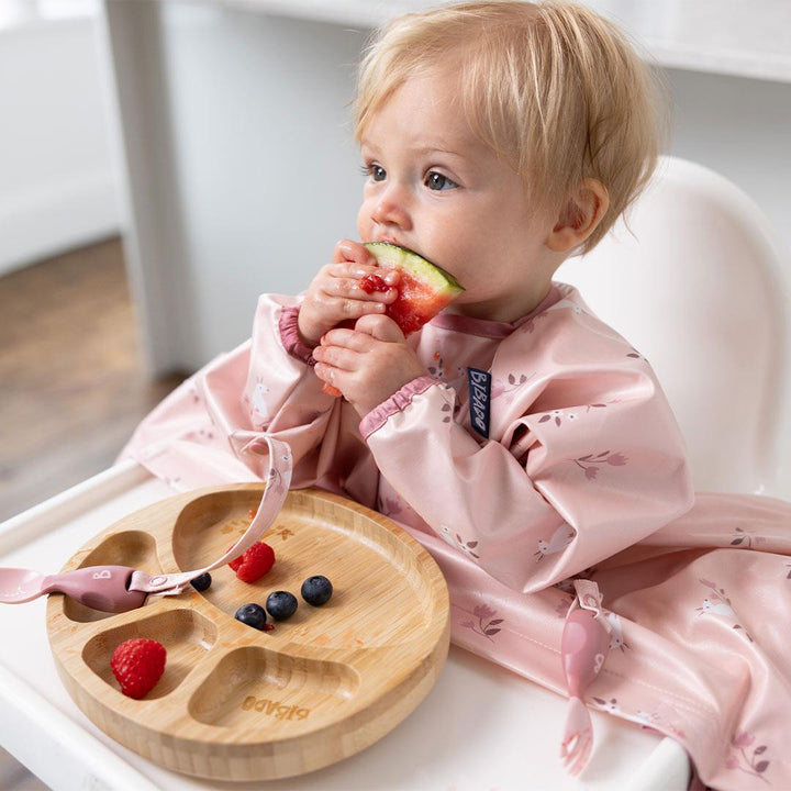 Bibado Handi No Drop Baby Cutlery - Blush-Cutlery-Blush- | Natural Baby Shower