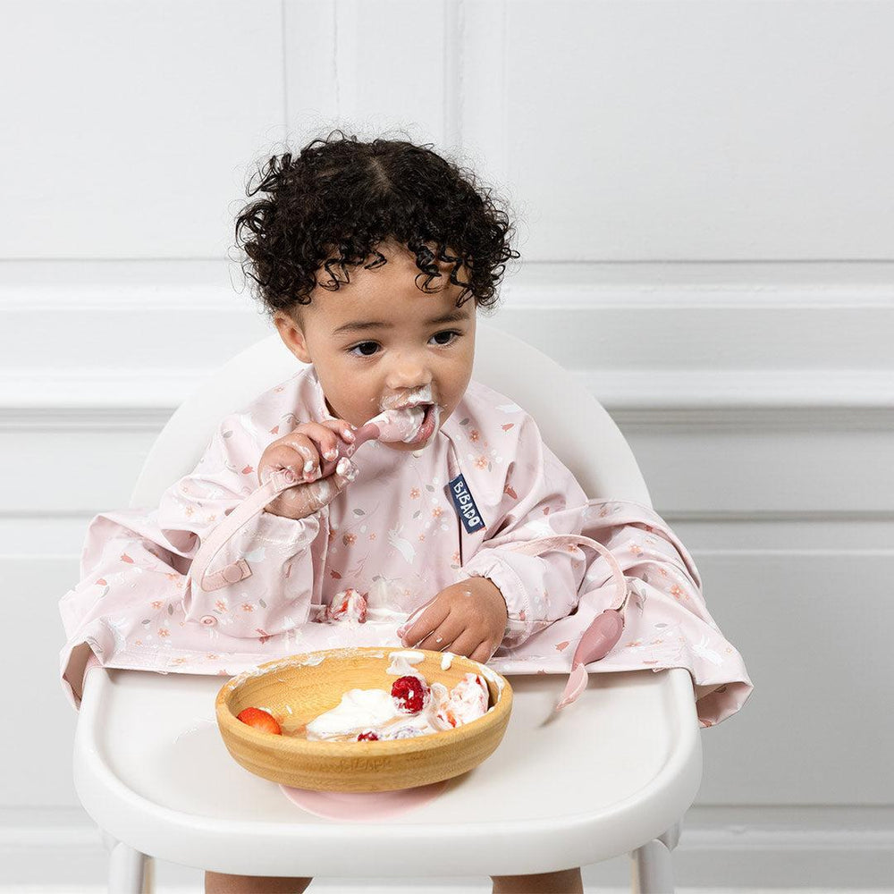 Bibado Handi No Drop Baby Cutlery - Blush-Cutlery-Blush- | Natural Baby Shower