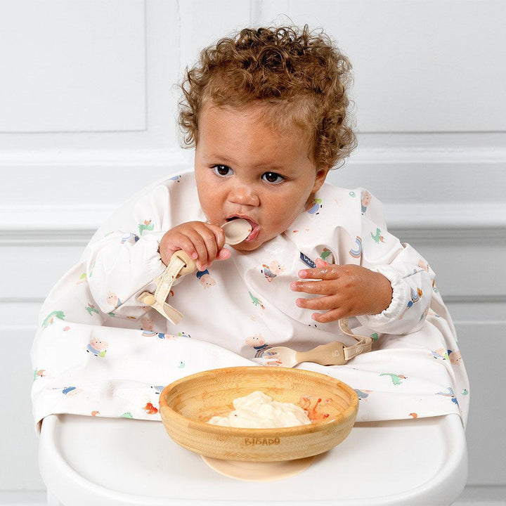 Bibado Handi No Drop Baby Cutlery - Fawn-Cutlery-Fawn- | Natural Baby Shower