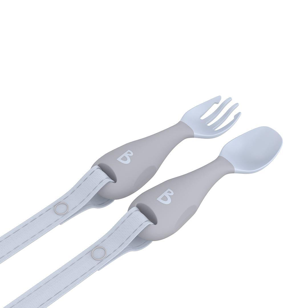 Bibado Handi No Drop Baby Cutlery - Mist-Cutlery-Mist- | Natural Baby Shower