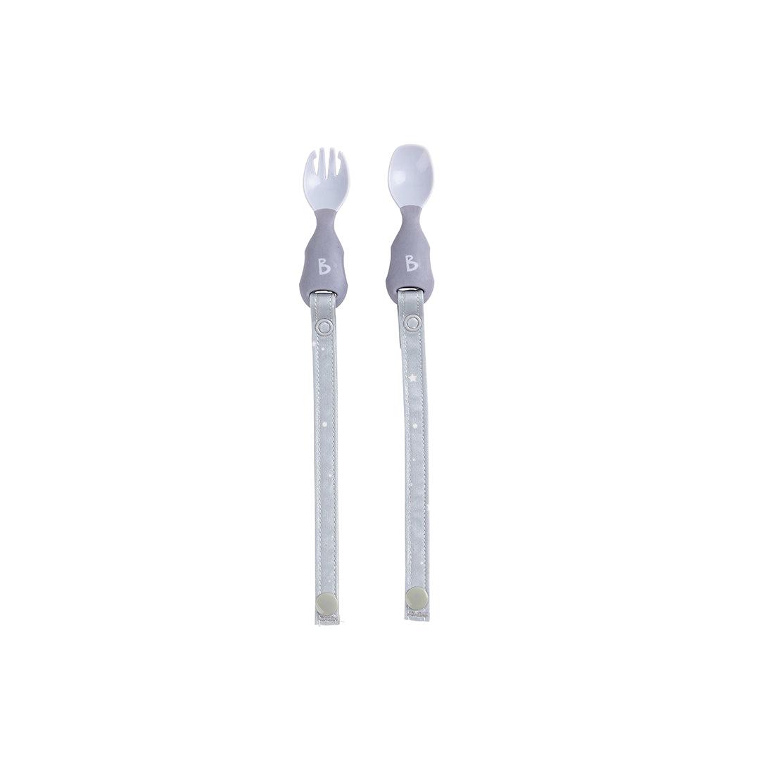 Bibado Handi No Drop Baby Cutlery - Mist-Cutlery-Mist- | Natural Baby Shower