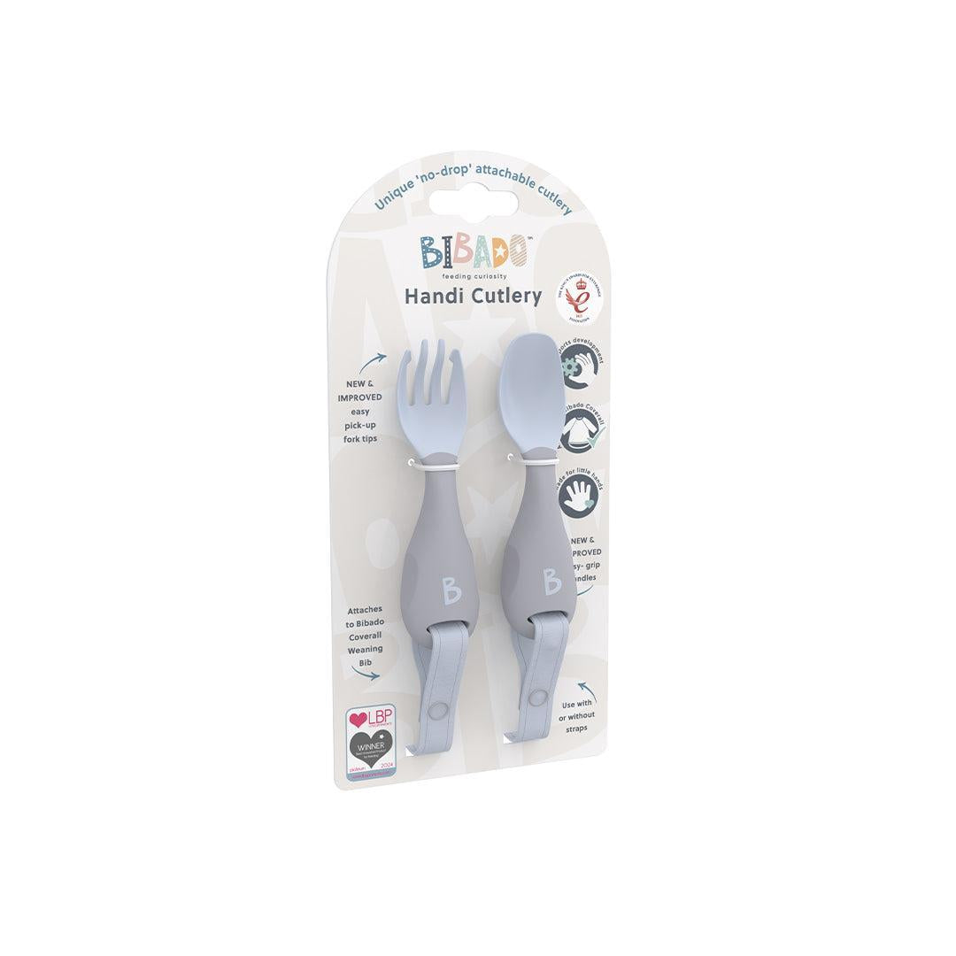 Bibado Handi No Drop Baby Cutlery - Mist-Cutlery-Mist- | Natural Baby Shower