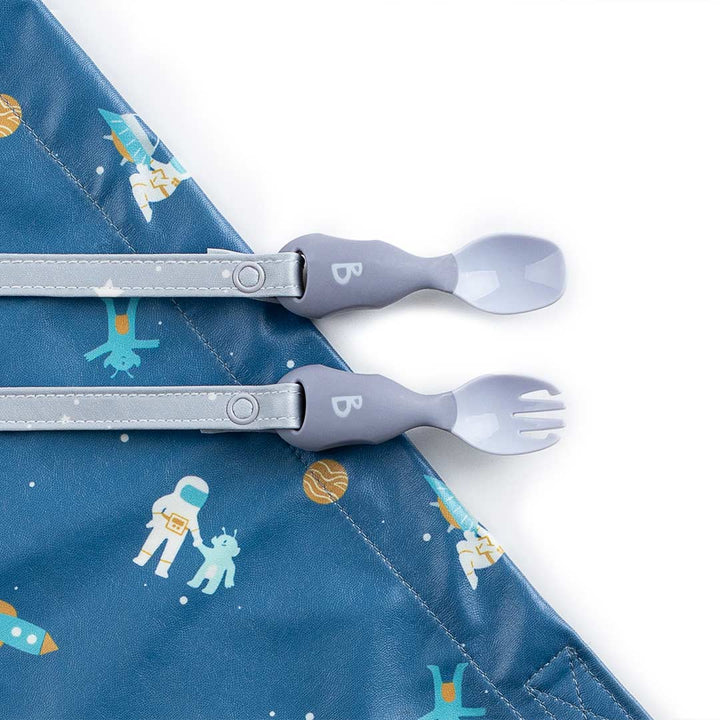 Bibado Handi No Drop Baby Cutlery - Mist-Cutlery-Mist- | Natural Baby Shower