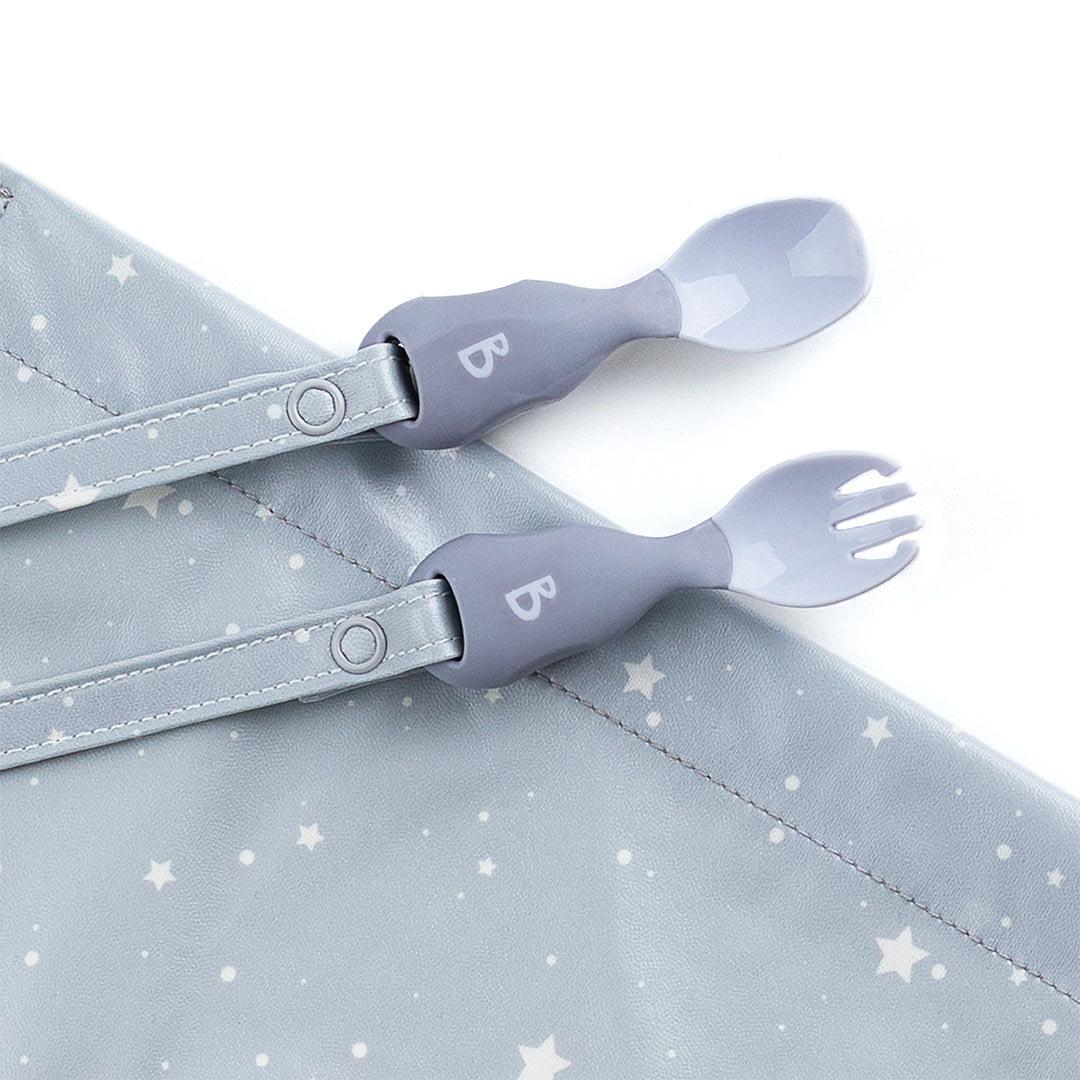 Bibado Handi No Drop Baby Cutlery - Mist-Cutlery-Mist- | Natural Baby Shower