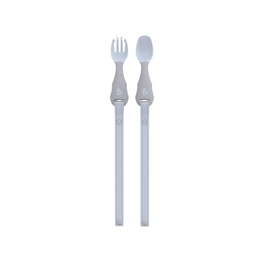 Bibado Handi No Drop Baby Cutlery - Mist-Cutlery-Mist- | Natural Baby Shower