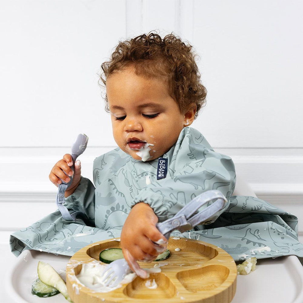 Bibado Handi No Drop Baby Cutlery - Mist-Cutlery-Mist- | Natural Baby Shower