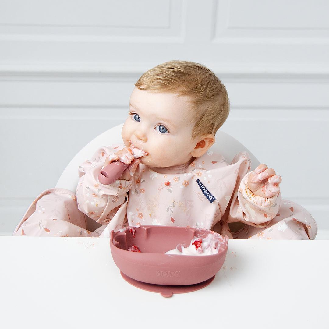 Bibado The Learning Curve™ Bowl - Blush-Bowls-Blush-One Size | Natural Baby Shower