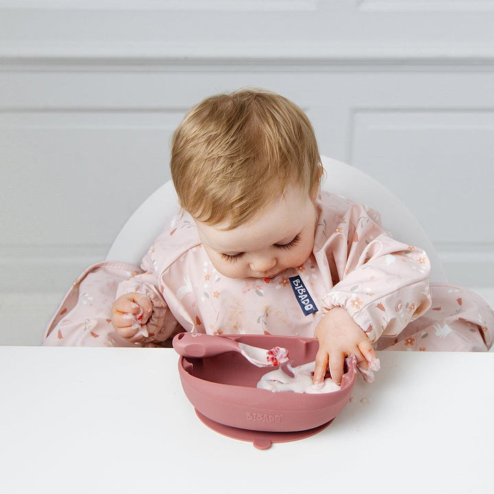 Bibado The Learning Curve™ Bowl - Blush-Bowls-Blush-One Size | Natural Baby Shower