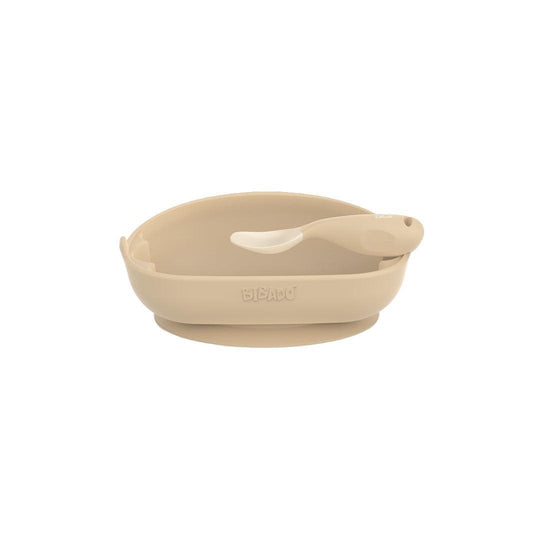 Bibado The Learning Curve™ Bowl - Fawn-Bowls-Fawn-One Size | Natural Baby Shower