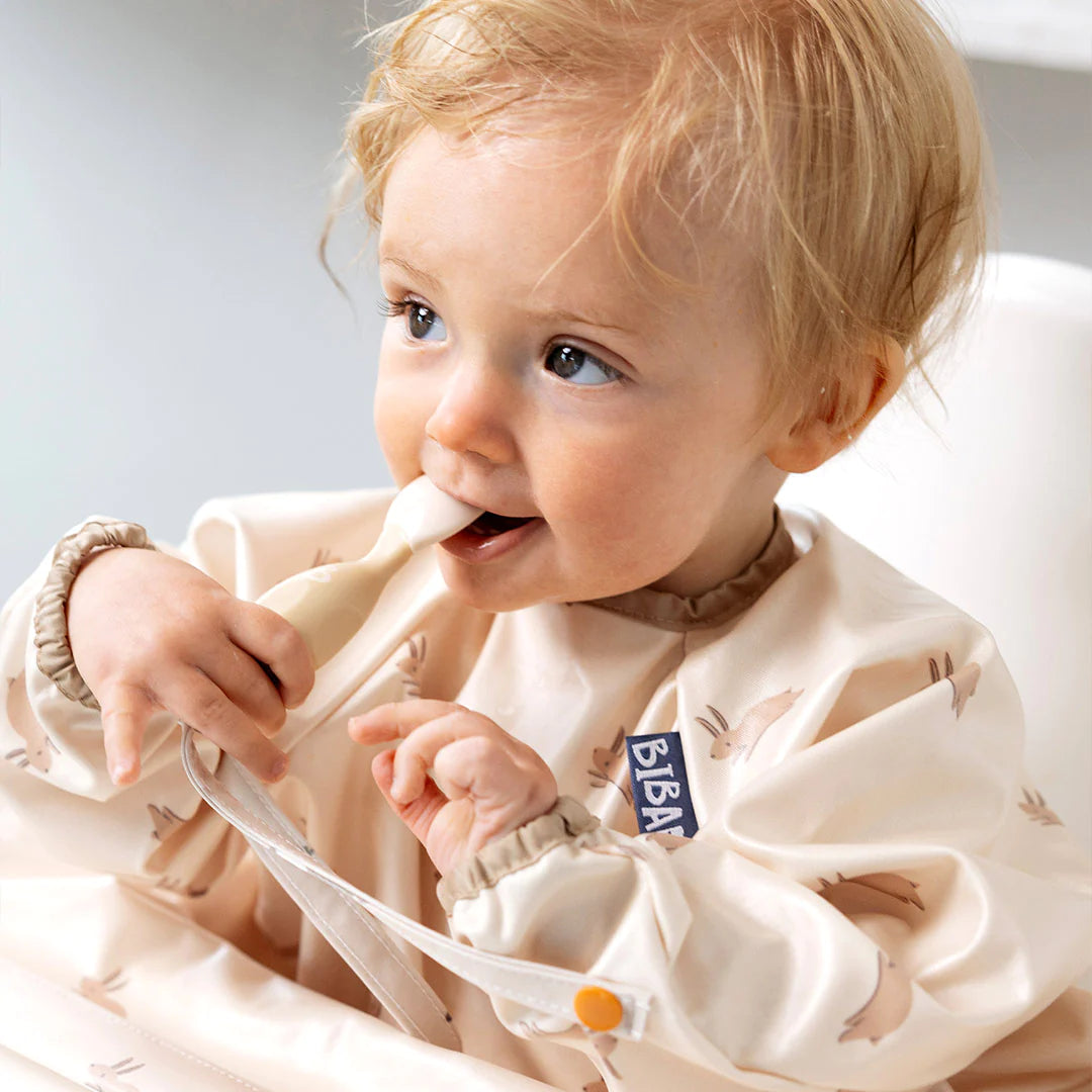 bibado-long-sleeve-coverall-weaning-bib-happy-hares-lifestyle-2 | Natural Baby Shower