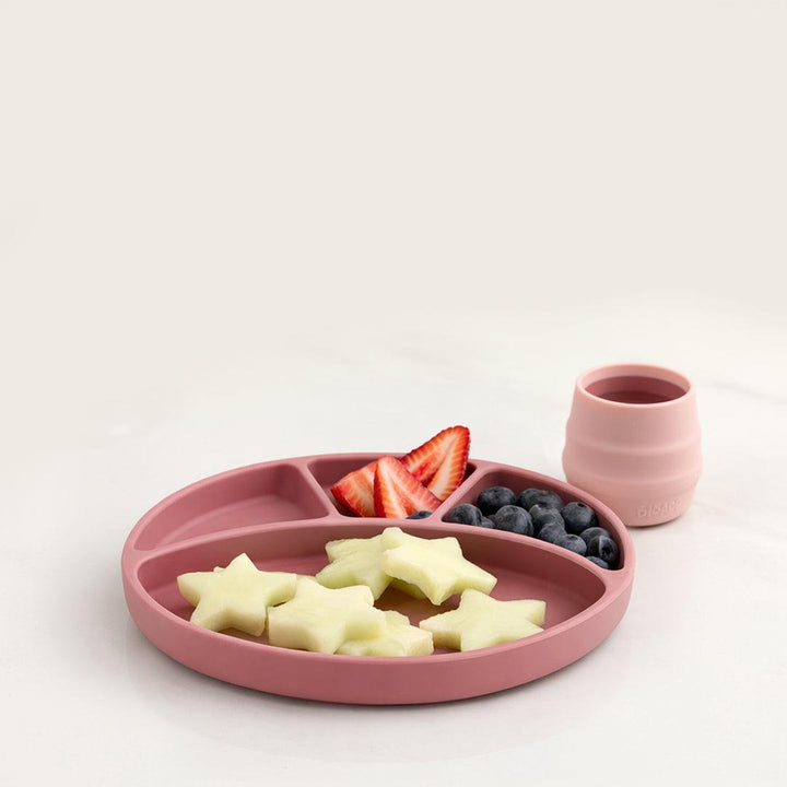 bibado-silicone-plate-blush-lifestyle-2 | Natural Baby Shower
